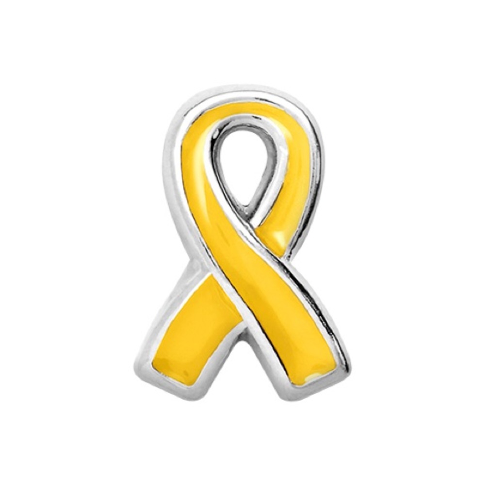 Origami Owl Yellow Ribbon Charm